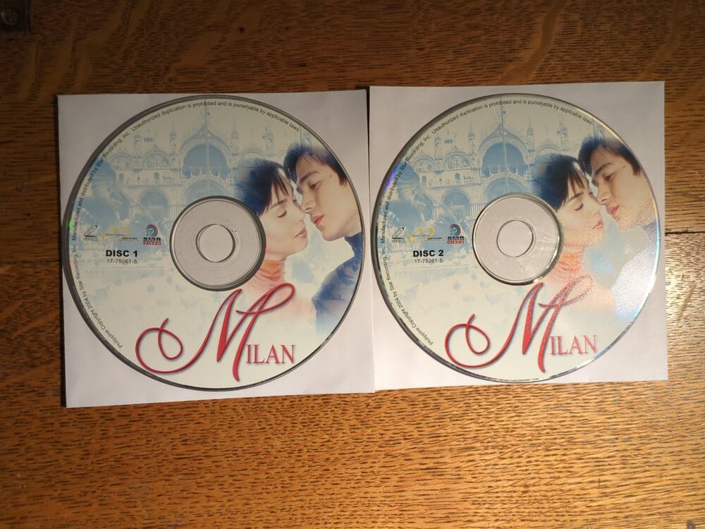 Milan A film By Olivia M. Lamasan Philippines by Star Recording VCD Discs Only